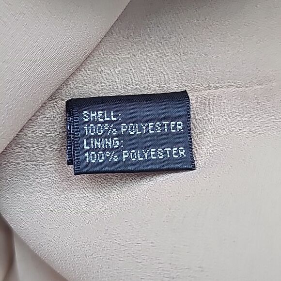 Carmen Marc Valvo MSRP $595 Blush Cream Cocktail Mini‎ Dress NWT Women Size 8 - Picture 7 of 10